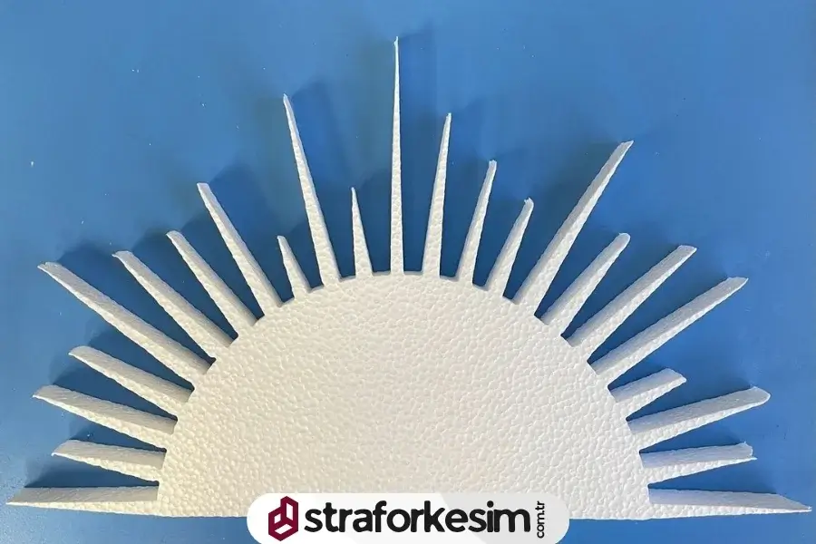 Okullar için Strafor Dekor Güneş