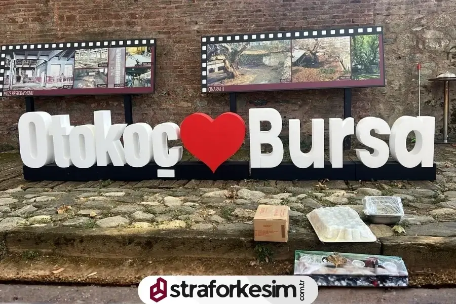 Otokoç için yaptığımız Strafor çalışması