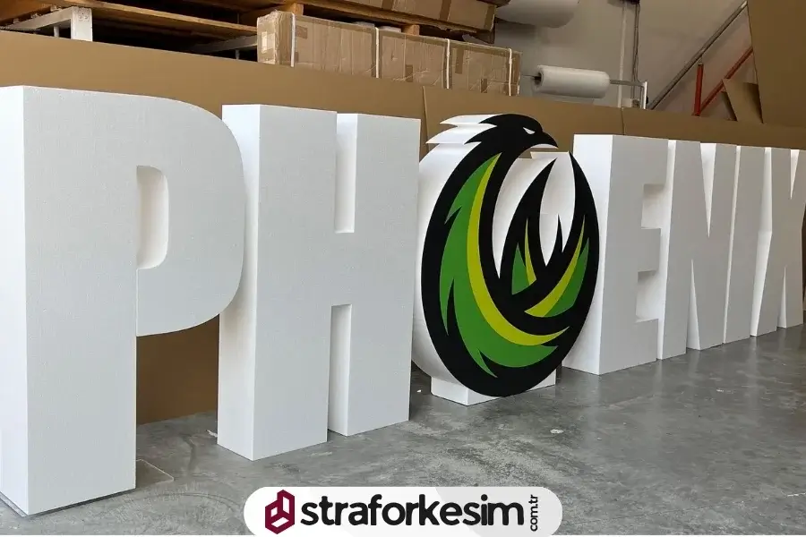 Strafor Kutu Harf Tabela - Strafor Üzeri Foreks Baskı