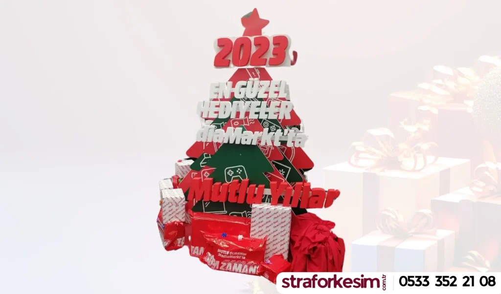 AVM ve Mağazalar için Yılbaşı Yeni Yıl Dekor Reklamları
