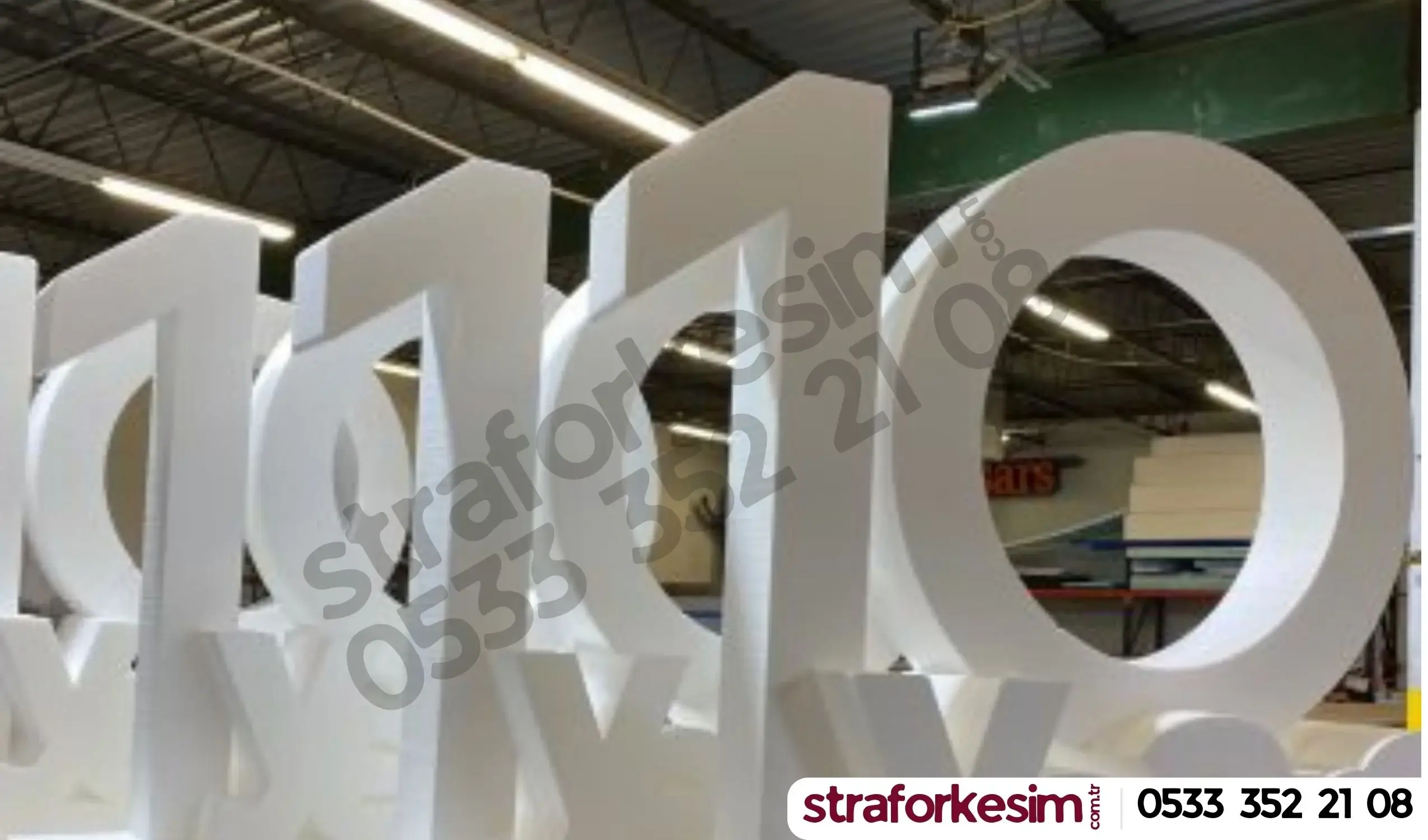 adana strafor kesim logo ve dekor