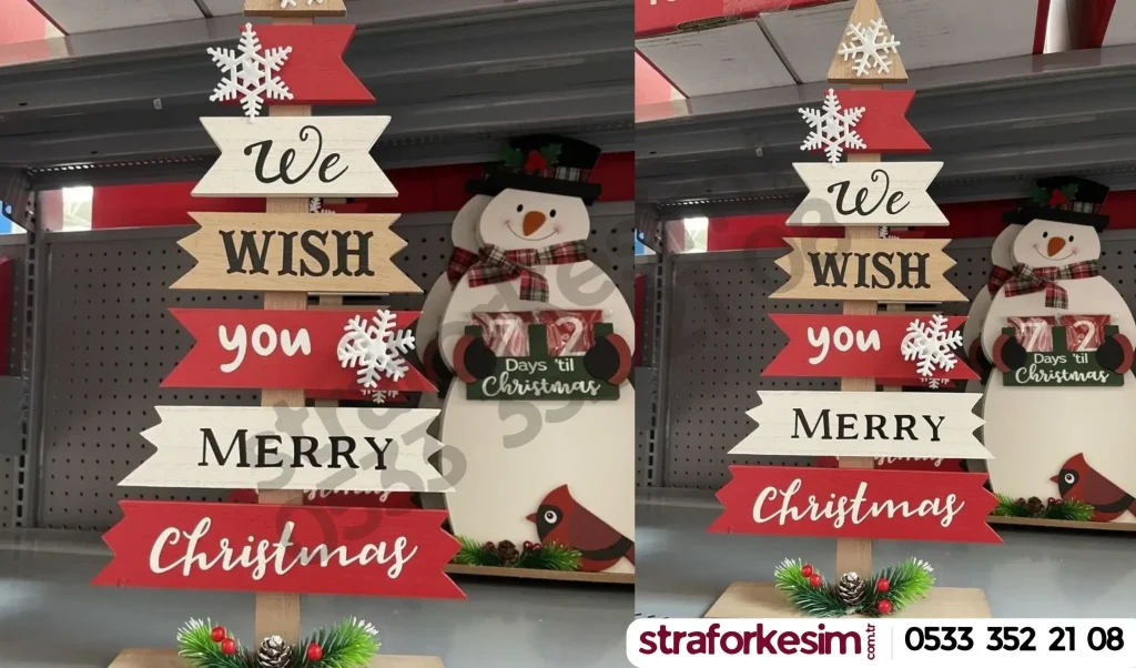 avmler için yılbaşı dekorları