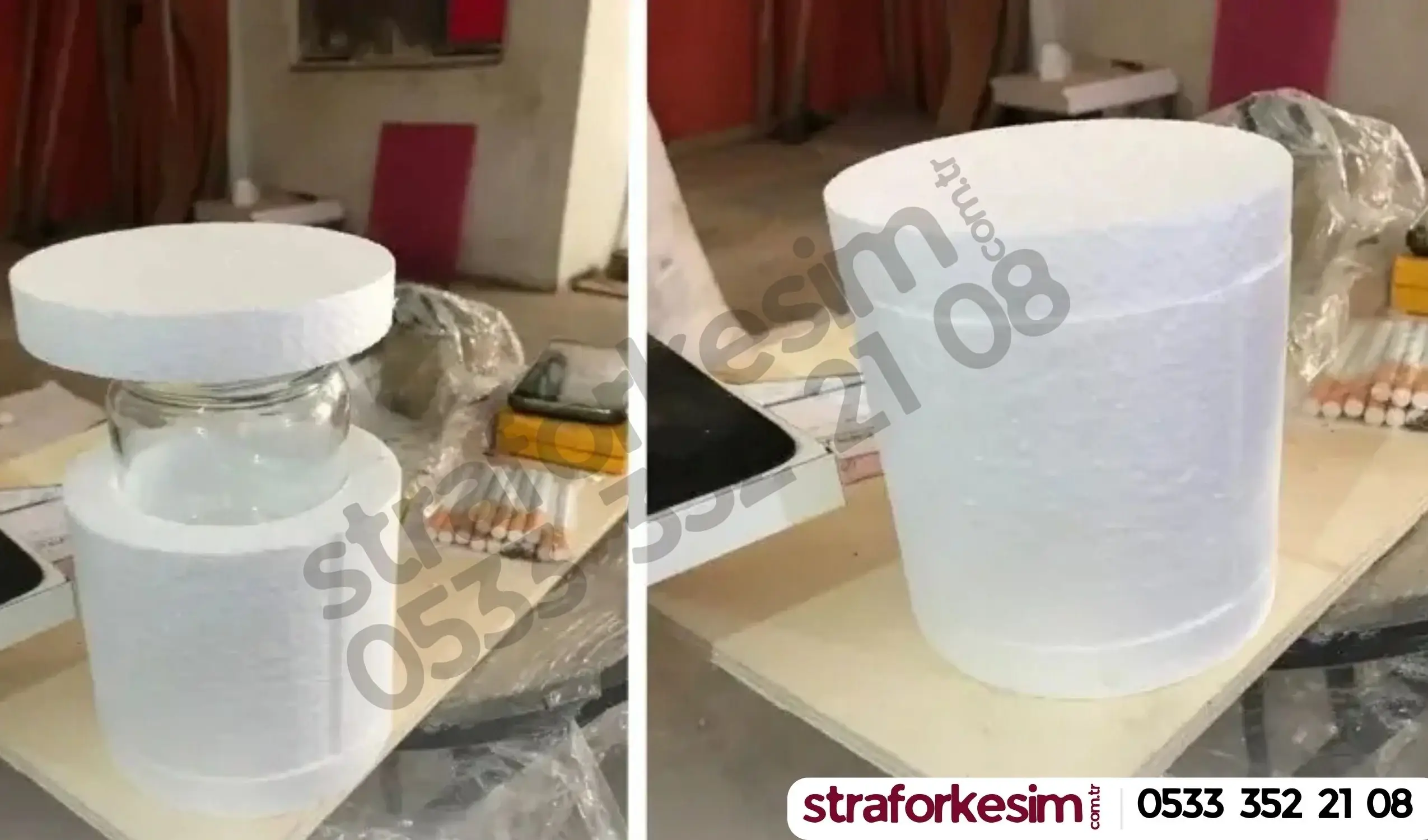 kupa bardak koruyucu strafor köpük - kavanoz koruyucu köpük ambalaj