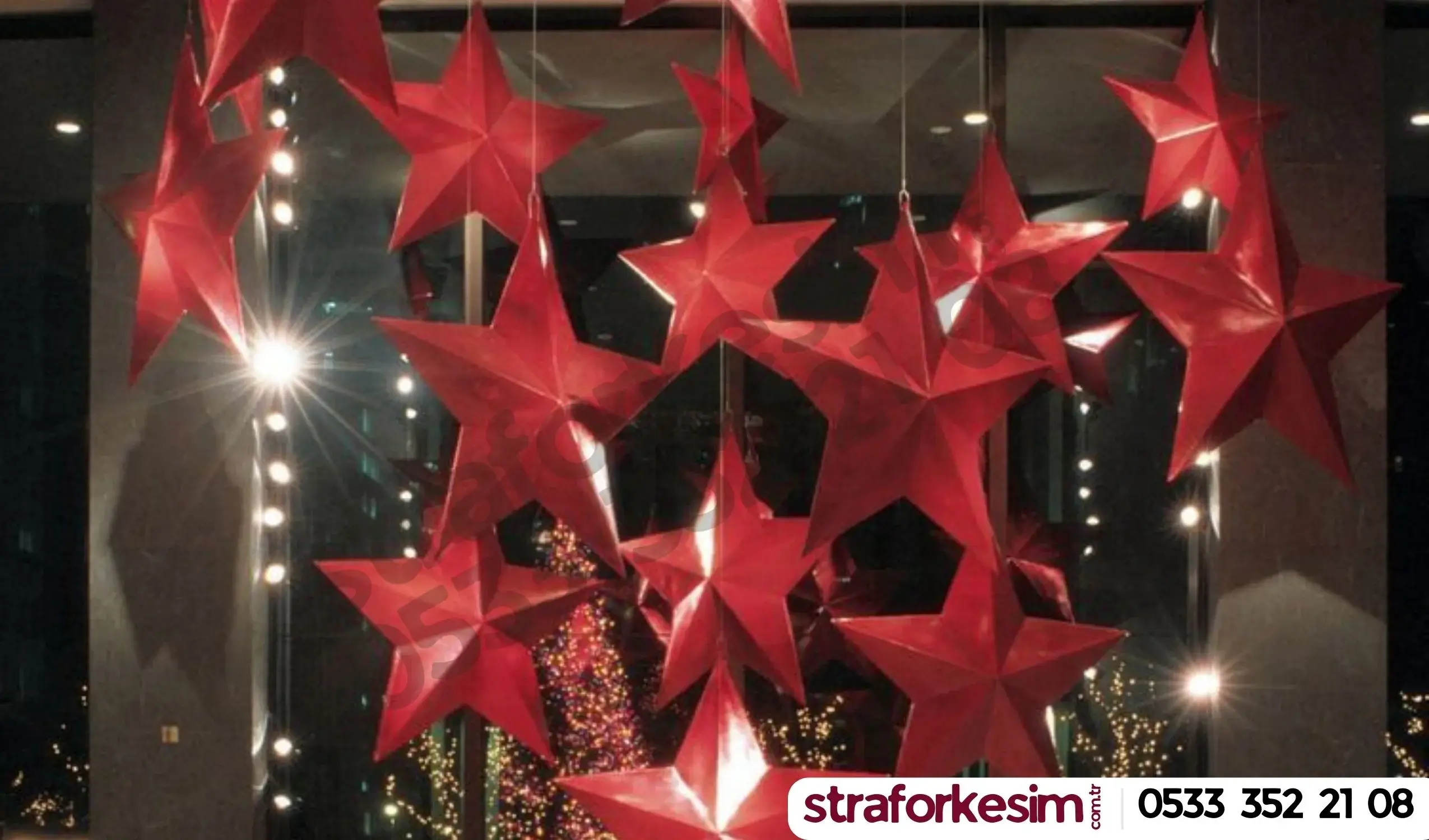 mağazalar için yeni yıl dekorları